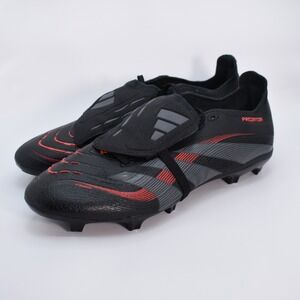Adidas Predator League FT FG/MG Soccer Cleats Men's Size 11.5 Black Red ID1322